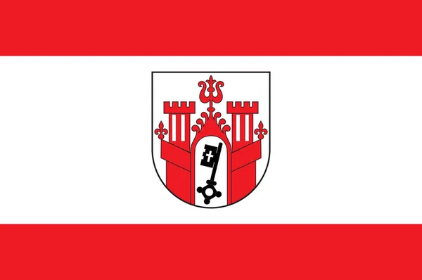 Флаг Шмальенберга в Северном Рейне-Вестфалии, Германия — стоковый вектор