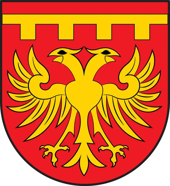 德国北莱茵-威斯特法伦州梅尔泽尼奇的军徽 — 图库矢量图片