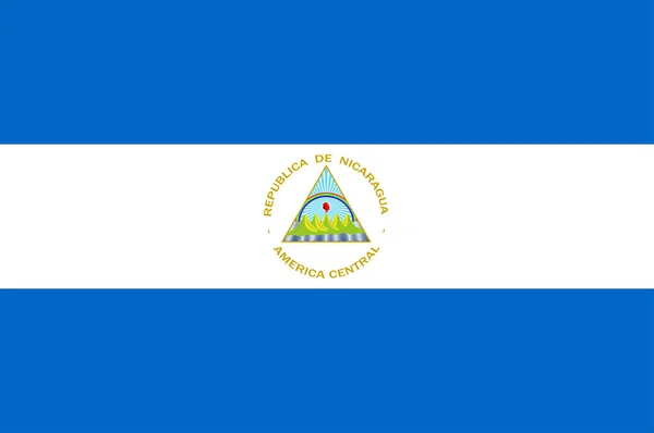 Vlag van Nicaragua — Stockvector