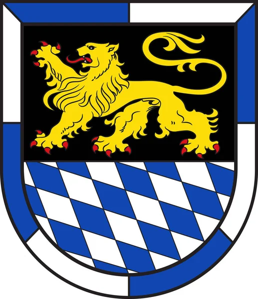 Simmern címere Rajna-Hunsrueck-Kreis régióban — Stock Vector