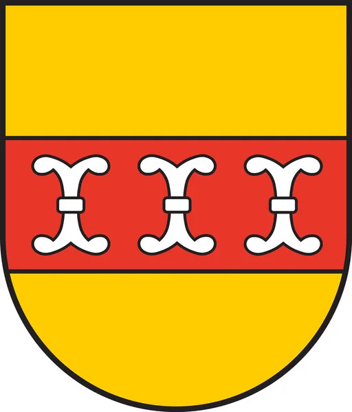 Герб Боркен в північному Рейн-Вестфалії, Німеччина — стоковий вектор