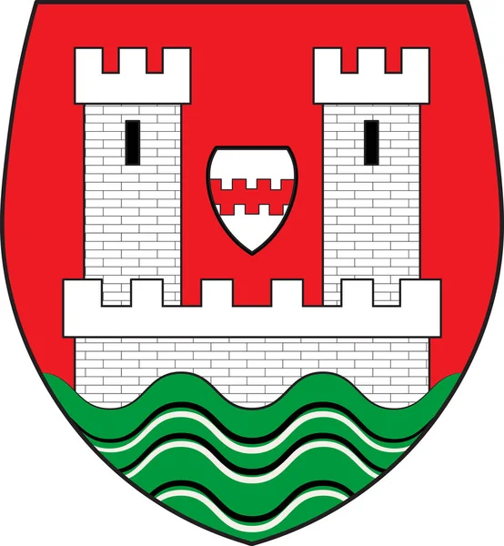 Niederkassel címere észak-rajna-vesztfáliai, Németország — Stock Vector