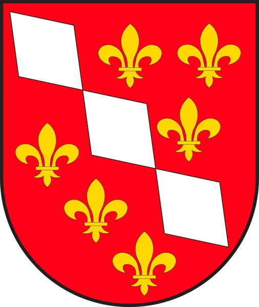 Wappen von Gebhardshain in Rheinland-Pfalz, Deutschland — Stockvektor