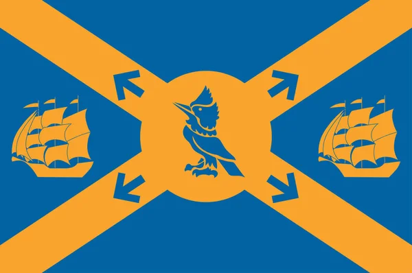 Bandeira de Halifax Regional Municipality in Canada — Vetor de Stock