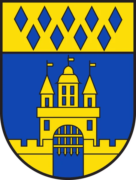 Escudo de Steinfurt en Renania del Norte-Westfalia, Alemania — Vector de stock