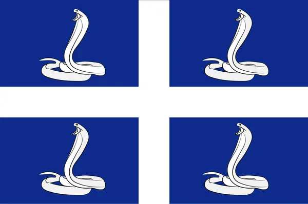 Прапор Мартиніки, Франція — стоковий вектор