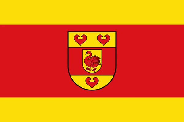 Bandiera di Steinfurt in Renania Settentrionale-Vestfalia, Germania — Vettoriale Stock