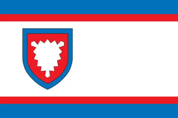 Schaumburgs flagga i Niedersachsen, Tyskland — Stock vektor