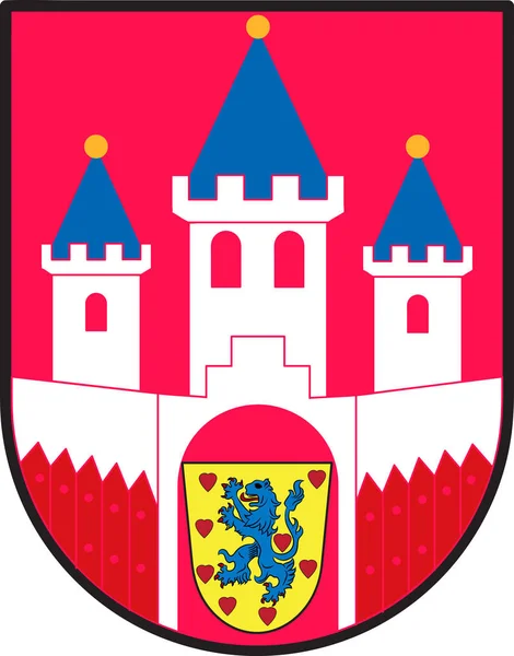 Coat of arms of Lueneburg in Lower Saxony, Germany — Stock Vector