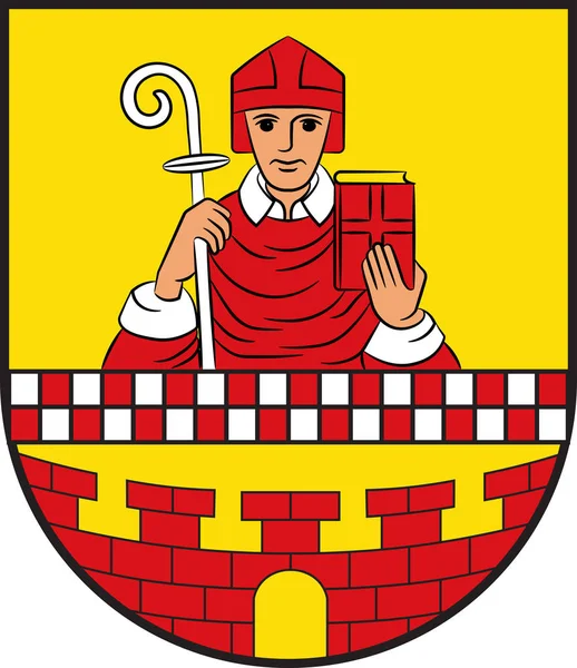 Escudo de Luedenscheid en Renania del Norte-Westfalia, Alemania — Vector de stock