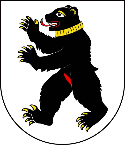 Wappen von St. Gallen in der Schweiz — Stockvektor
