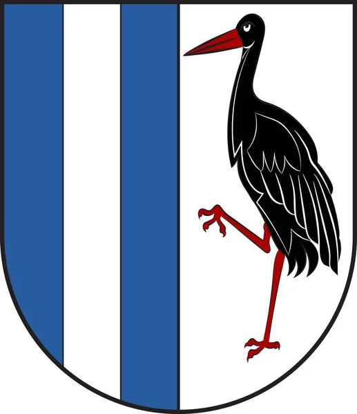 ドイツのザクセン・アンハルト州ジェリハワーランドの紋章 — ストックベクタ