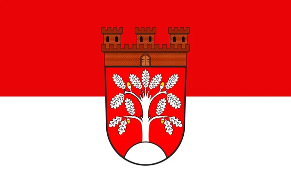 Herdecke Észak-Rajna-Vesztfália zászlaja — Stock Vector