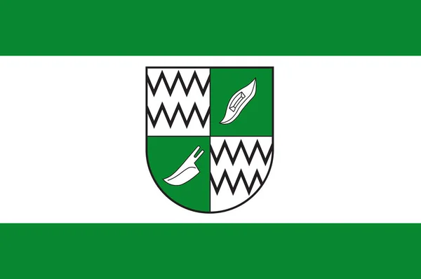 Flaga Rhede w Nadrenii Północnej-Westfalii, Niemcy — Wektor stockowy