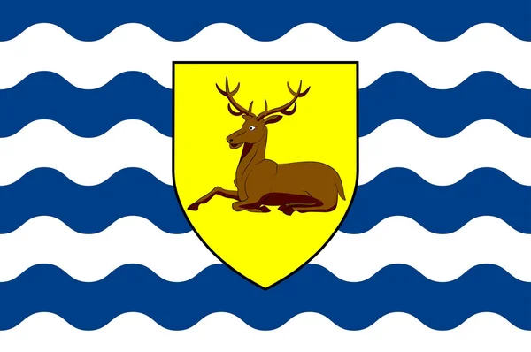 Hertfordshire flagga i England — Stock vektor