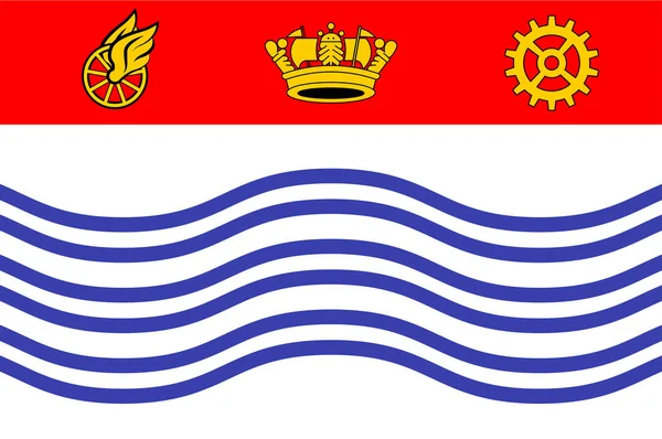 Bandeira de Barrie of Canada —  Vetores de Stock