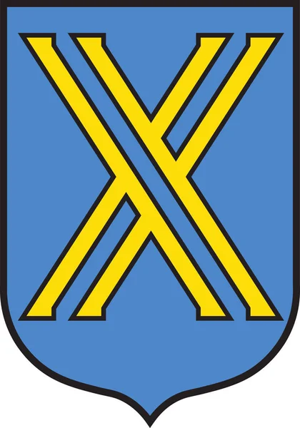 Wappen von Castrop-Rauxel in Nordrhein-Westfalen, deutsch — Stockvektor