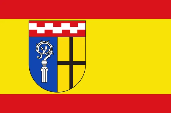 Drapeau de Moenchengladbach en Rhénanie du Nord-Westphalie, Allemagne — Image vectorielle