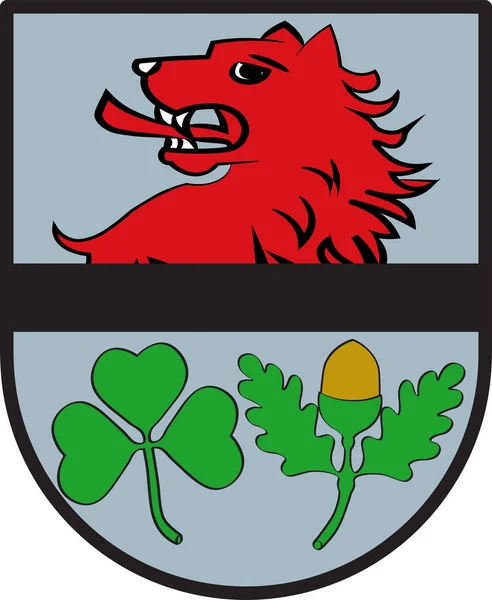 北ライン・ウェストファリアのエルスドルフの紋章、ドイツ — ストックベクタ