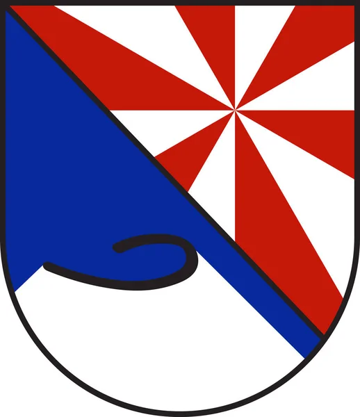 Niederzissen címere (Rajna-vidék-Pfalz), Németország — Stock Vector