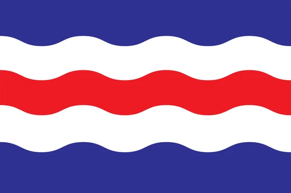 Medelpad bayrağı Isveç 'in tarihi bir ildir — Stok Vektör