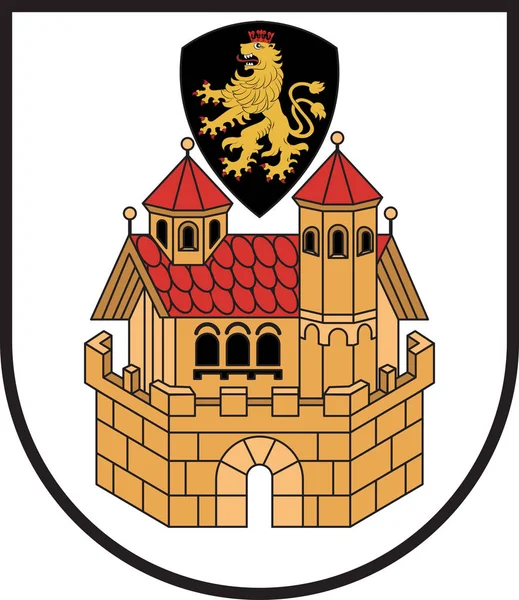 Wappen von Greiz in Thüringen in Deutschland — Stockvektor