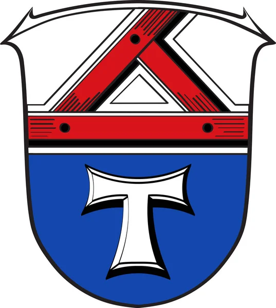 Escudo de armas de Giessen en Hesse, Alemania . — Vector de stock