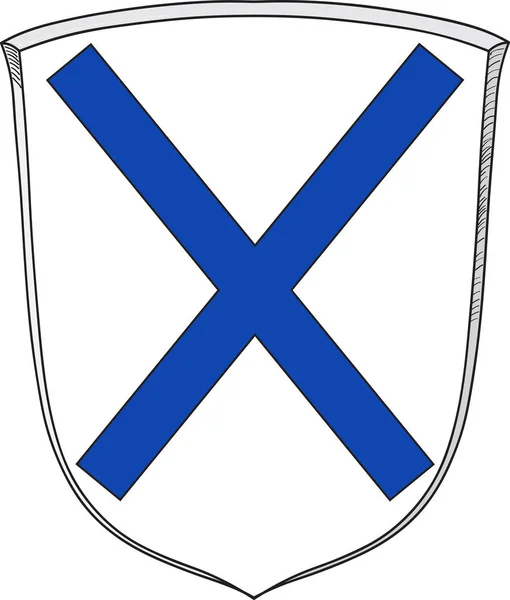 Escudo de Bestwig en Renania del Norte-Westfalia, Alemania — Archivo Imágenes Vectoriales