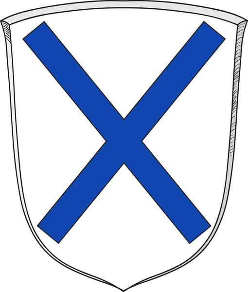 Wappen von Nordrhein-Westfalen, Deutschland — Stockvektor