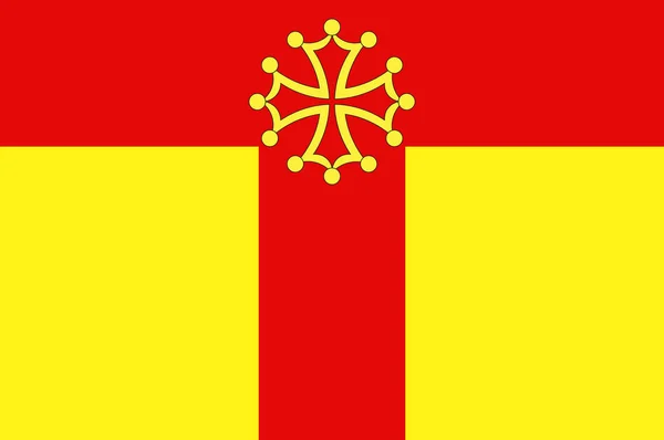 Vlajka Tarn v Occitanie je oblastí Francie — Stockový vektor