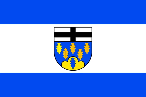 라인란트 팔츠의 베르그 국기, 독일 — 스톡 벡터
