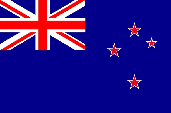 Bandera New Zealand — Vector de stock