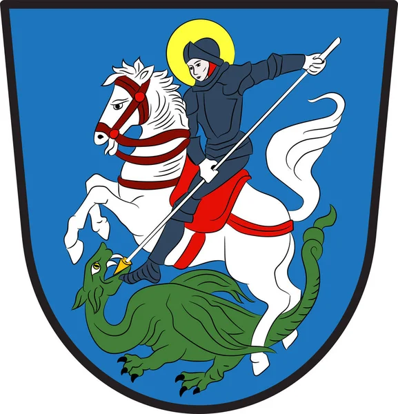 Wappen von Hattingen in Nordrhein-Westfalen, Deutschland — Stockvektor