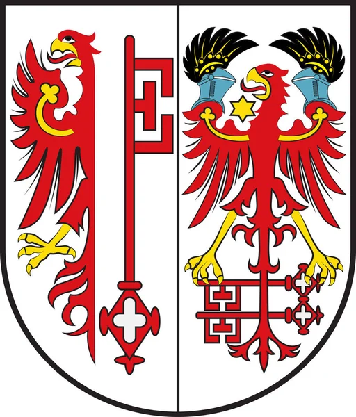 Escudo de Salzwedel en Sajonia-Anhalt en Alemania — Archivo Imágenes Vectoriales