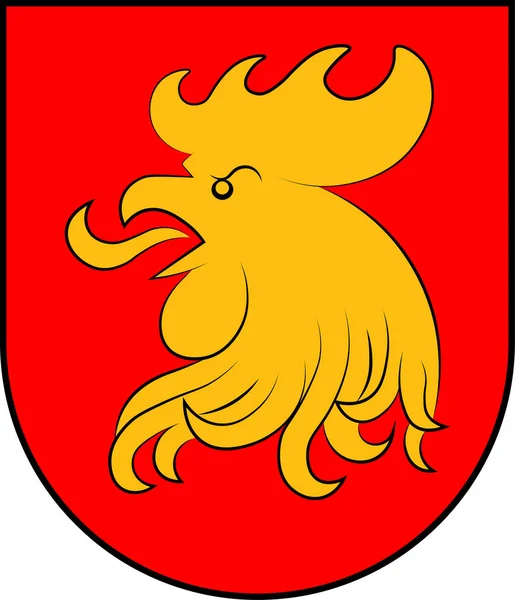 Wappen der Stadt Madona in Lettland — Stockvektor