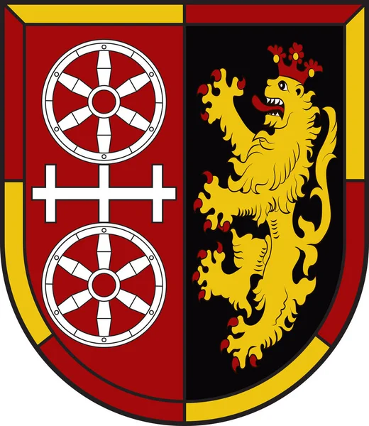 Armoiries Gau-Algesheim in Mayence-Bingen of Rhineland-Palatina — Image vectorielle