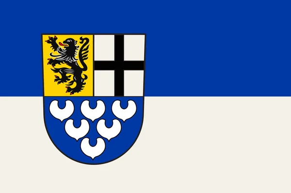 Bandera de Nettersheim city in Renania del Norte-Westfalia, Alemania — Archivo Imágenes Vectoriales