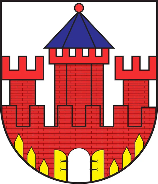 Ratzeburg címere Schleswig-Holstein Németországban — Stock Vector
