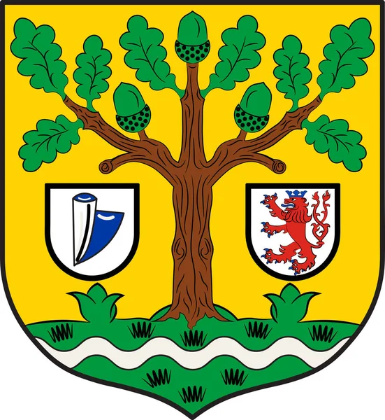 Coat of arms of Waldbroel in North Rhine-Westphalia, Germany — Stock Vector