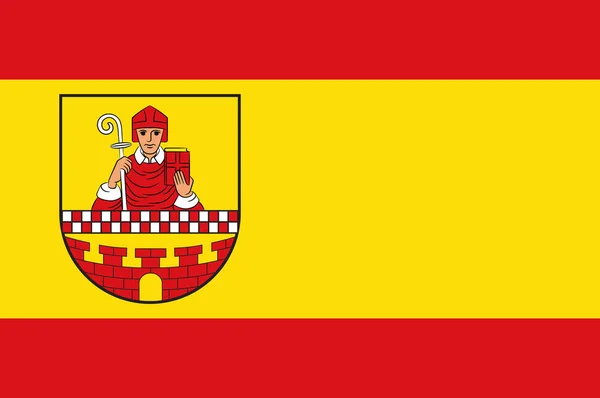 Bandeira de Luedenscheid in North Rhine-Westphalia, Alemanha — Vetor de Stock