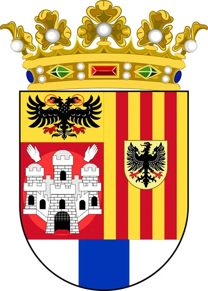 Escudo de Amberes en la Región Flamenca de Bélgica — Vector de stock
