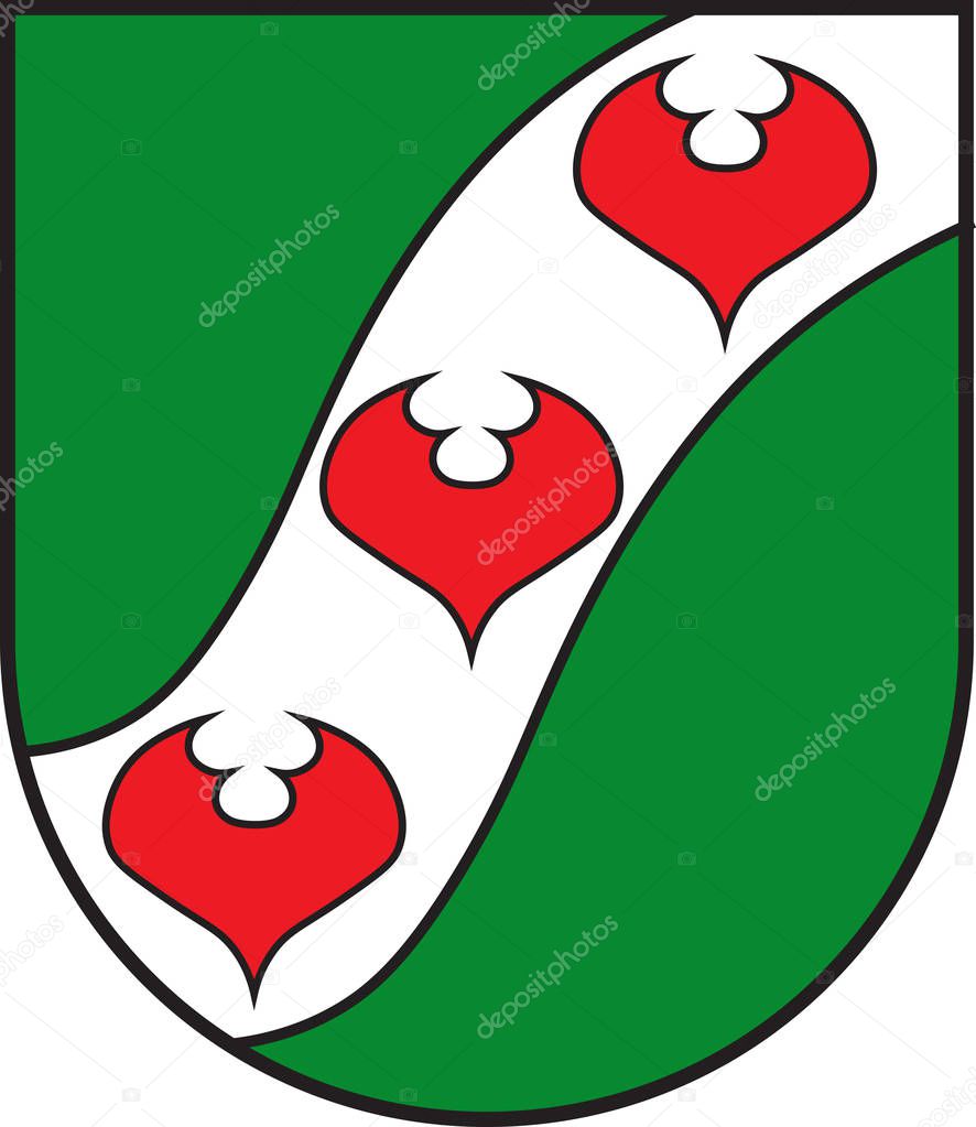 Coat of arms of Loehne in North Rhine-Westphalia, Germany