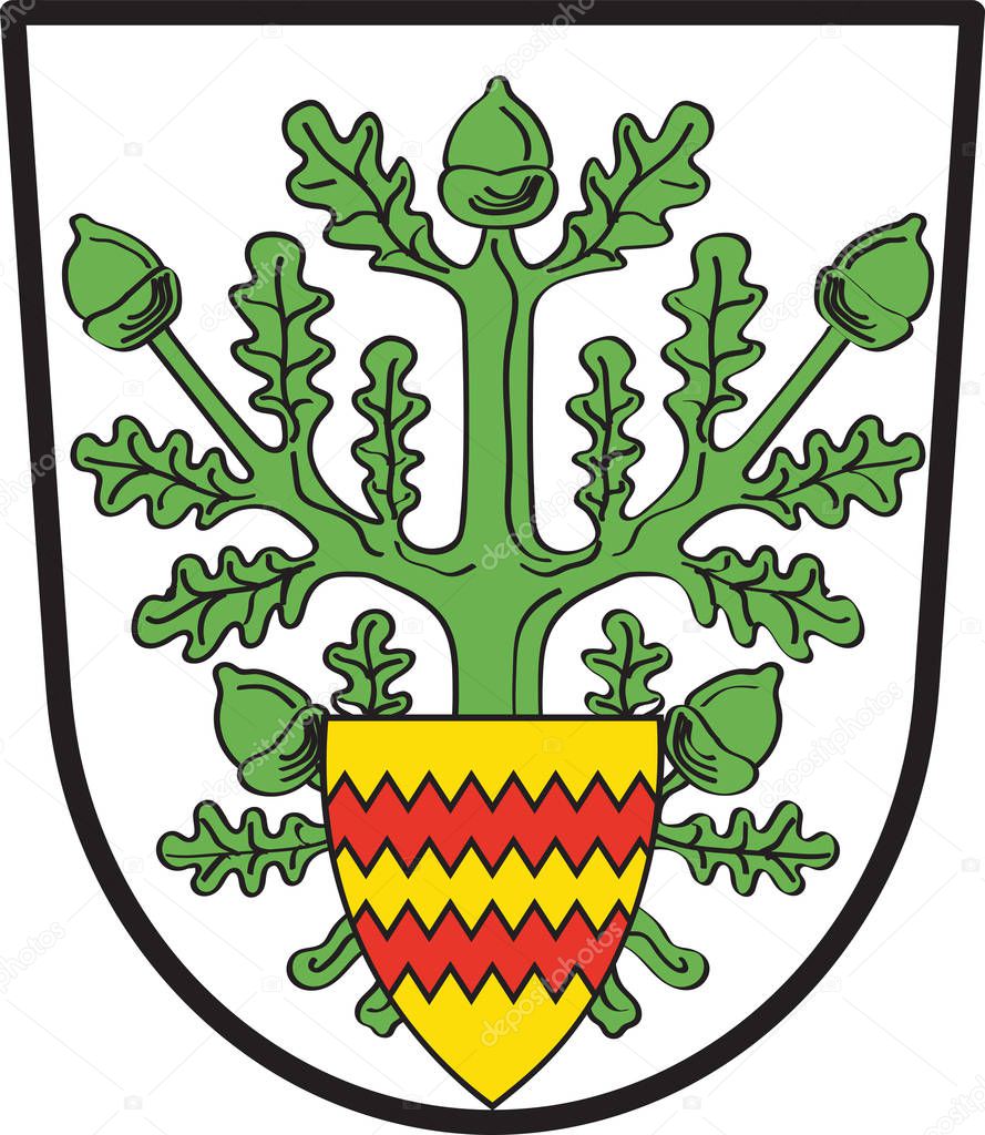 Coat of arms of Westerstede in Lower Saxony, Germany