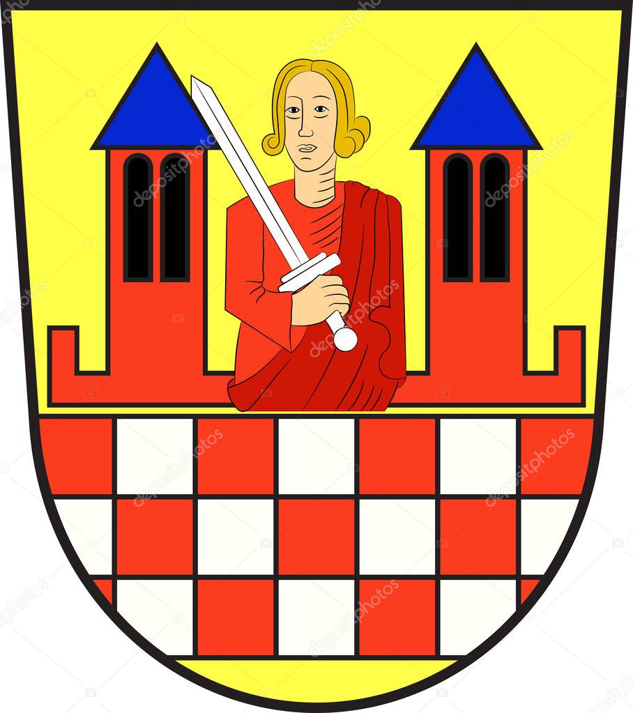 Coat of arms of Iserlohn in North Rhine-Westphalia, Germany
