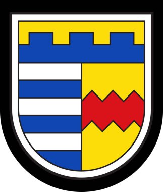 Rheinland'daki Eifelkreis Bitburg-Pruem'deki Arzfeld arması