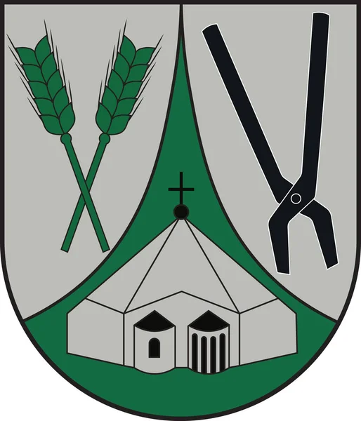 Escudo de Birken-Honigsessen en Renania-Palatinado, Germen — Archivo Imágenes Vectoriales