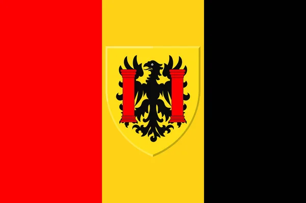 Flagge von Besancon in franche-comte ist eine Region von Frankreich — Stockvektor