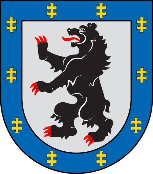 Wappen des Kreises Siauliai in Litauen — Stockvektor