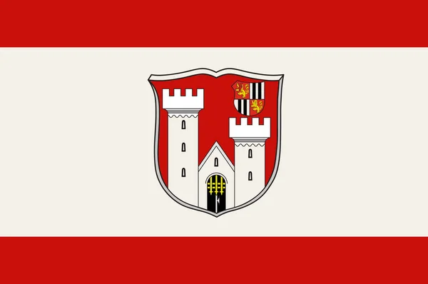 Прапор Нуембрехта в Північний Рейн-Вестфалія, Німеччина — стоковий вектор