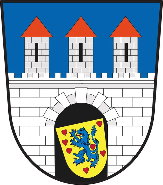 Герб міста Челле в Нижній Саксонії, Німеччина — стоковий вектор
